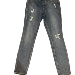 Jag Jeans Women's Distressed Gray Skinny Jeans